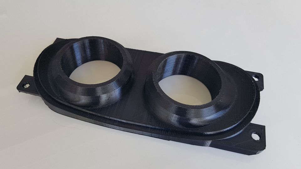 Hyundai Excel X3 dual gauge pod