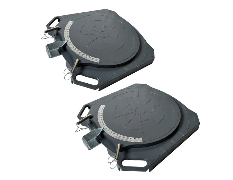 2-Piece Aluminium Wheel Alignment Turntables
