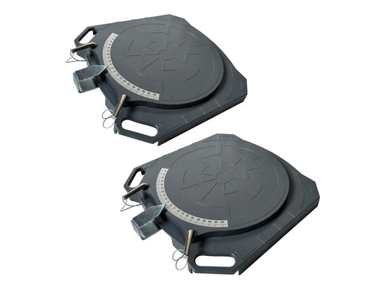 2-Piece Aluminium Wheel Alignment Turntables