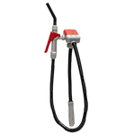 Fuel Transfer Pump with Flexible Suction Hose and Shutoff Nozzle (Includes Racing JUG adaptor
