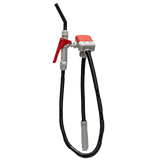 Fuel Transfer Pump with Flexible Suction Hose and Shutoff Nozzle (Includes Racing JUG adaptor