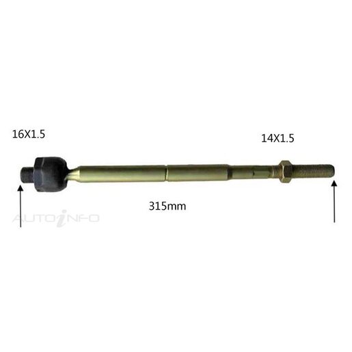 Hyundai Excel Steering Rack End