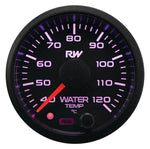 Raceworks 52mm Electronic Water Temp Gauge Kit (40-120degC)