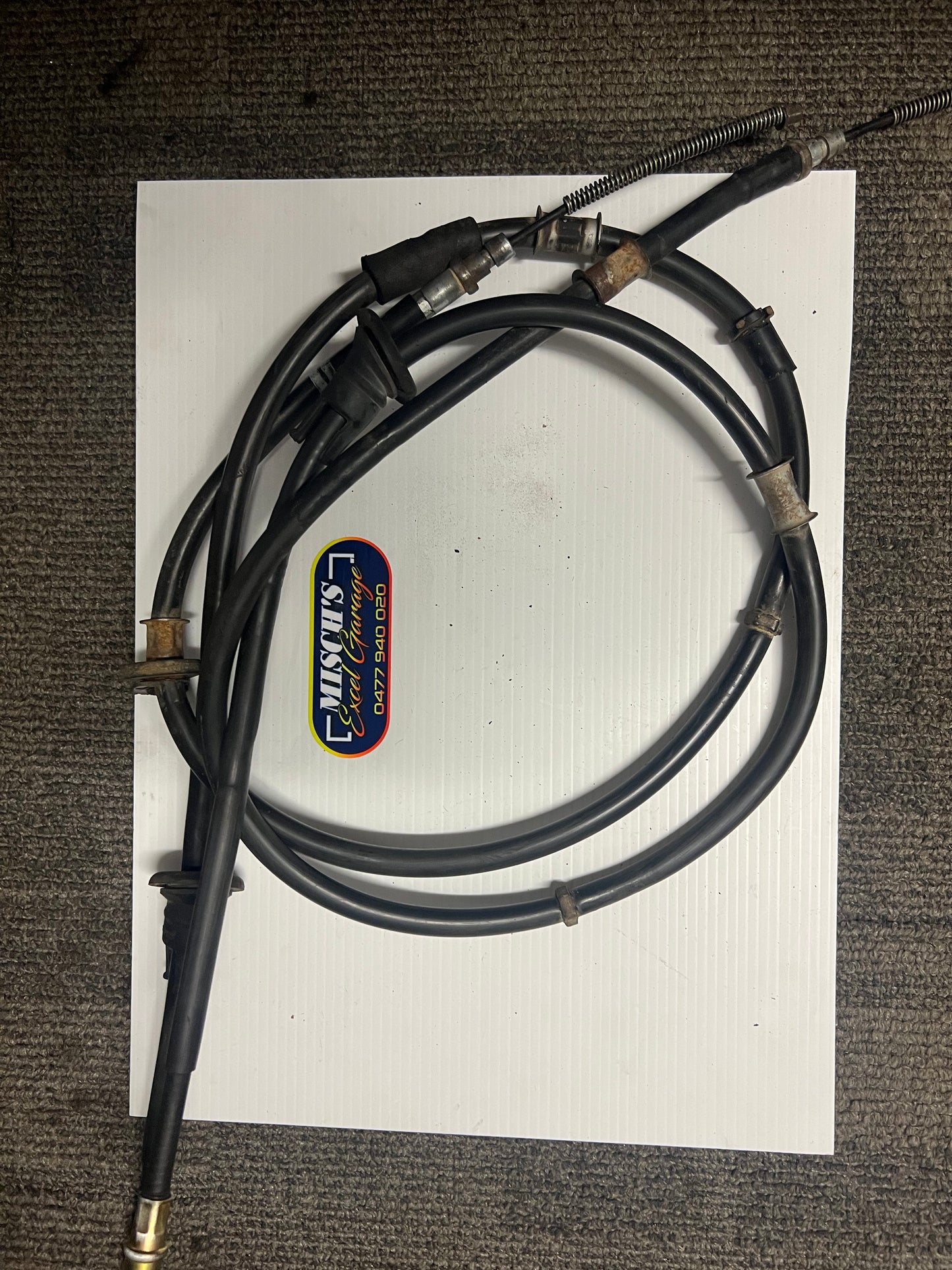 Hyundai Excel Handbrake Cables - Used Pair