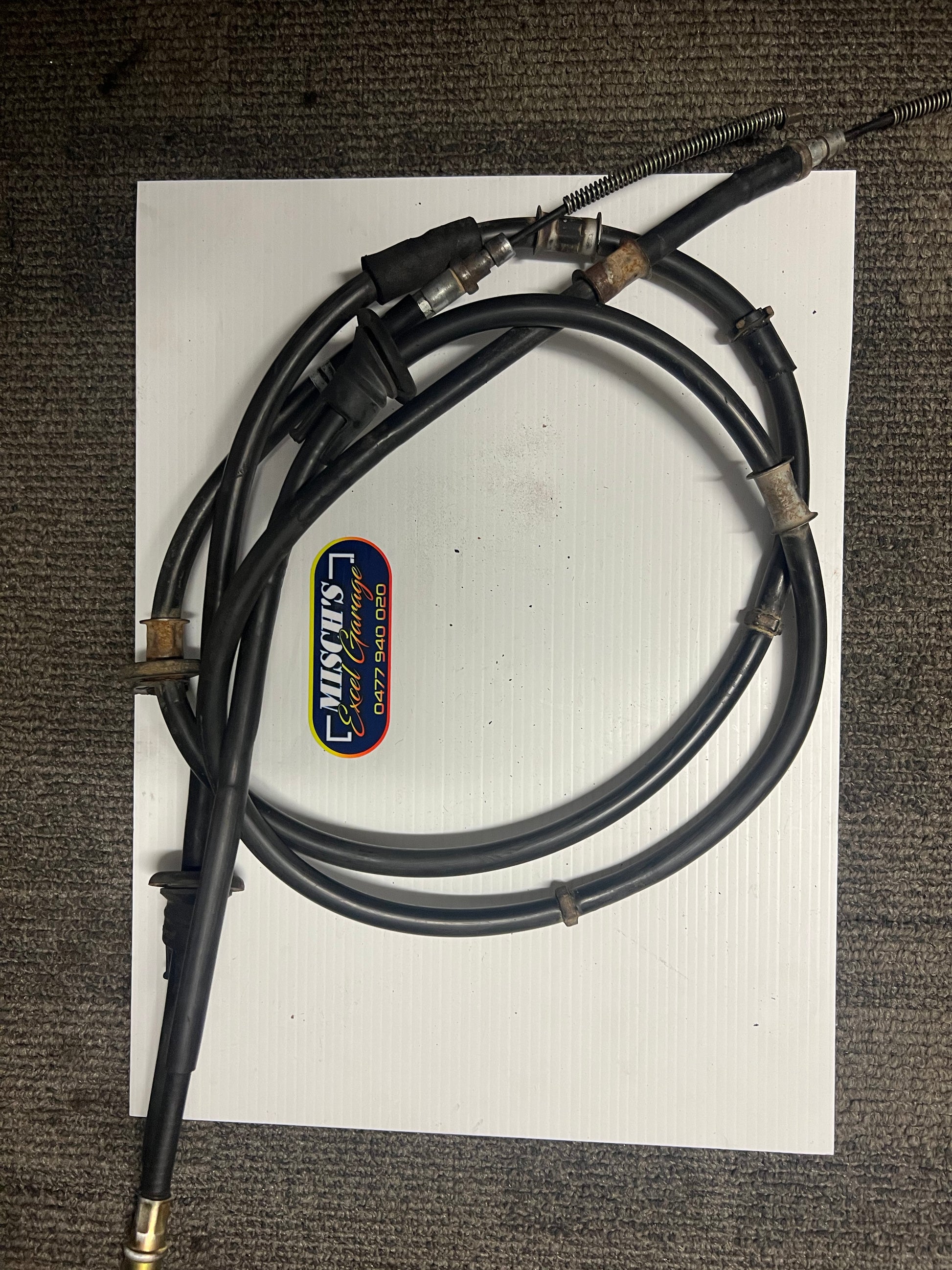 Hyundai Excel Handbrake Cables - Used Pair