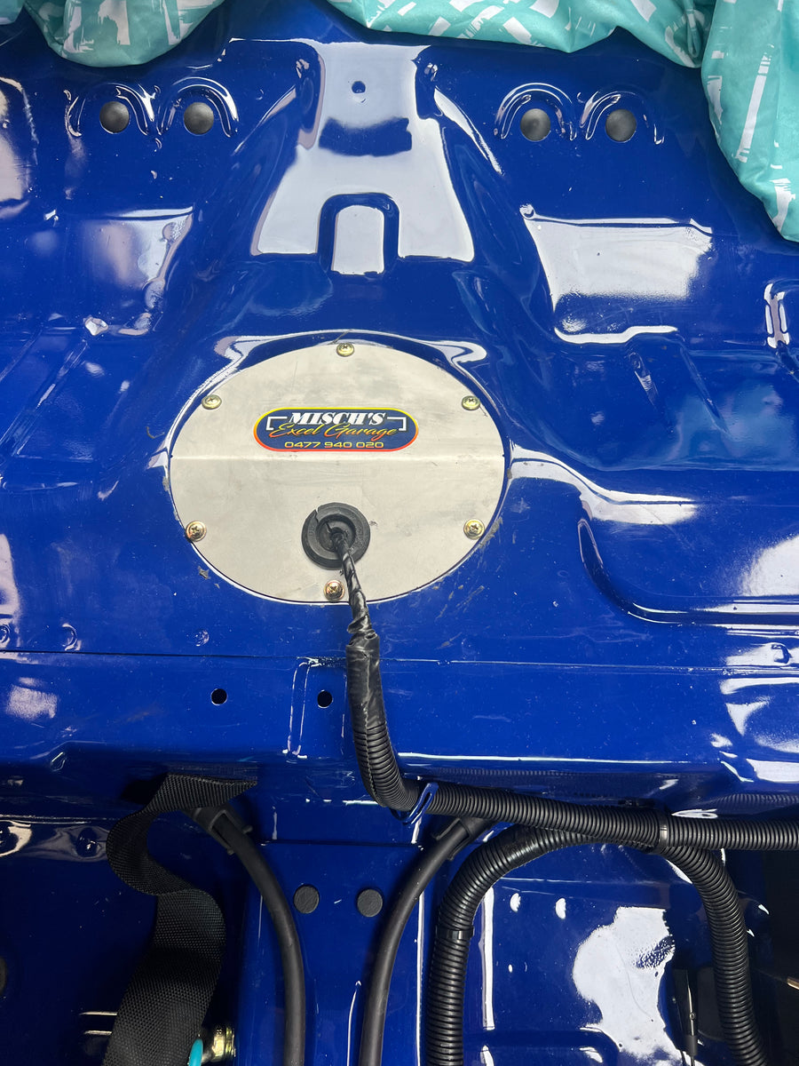 Fuel tank inspection plate (Metal) Misch's Excel Garage