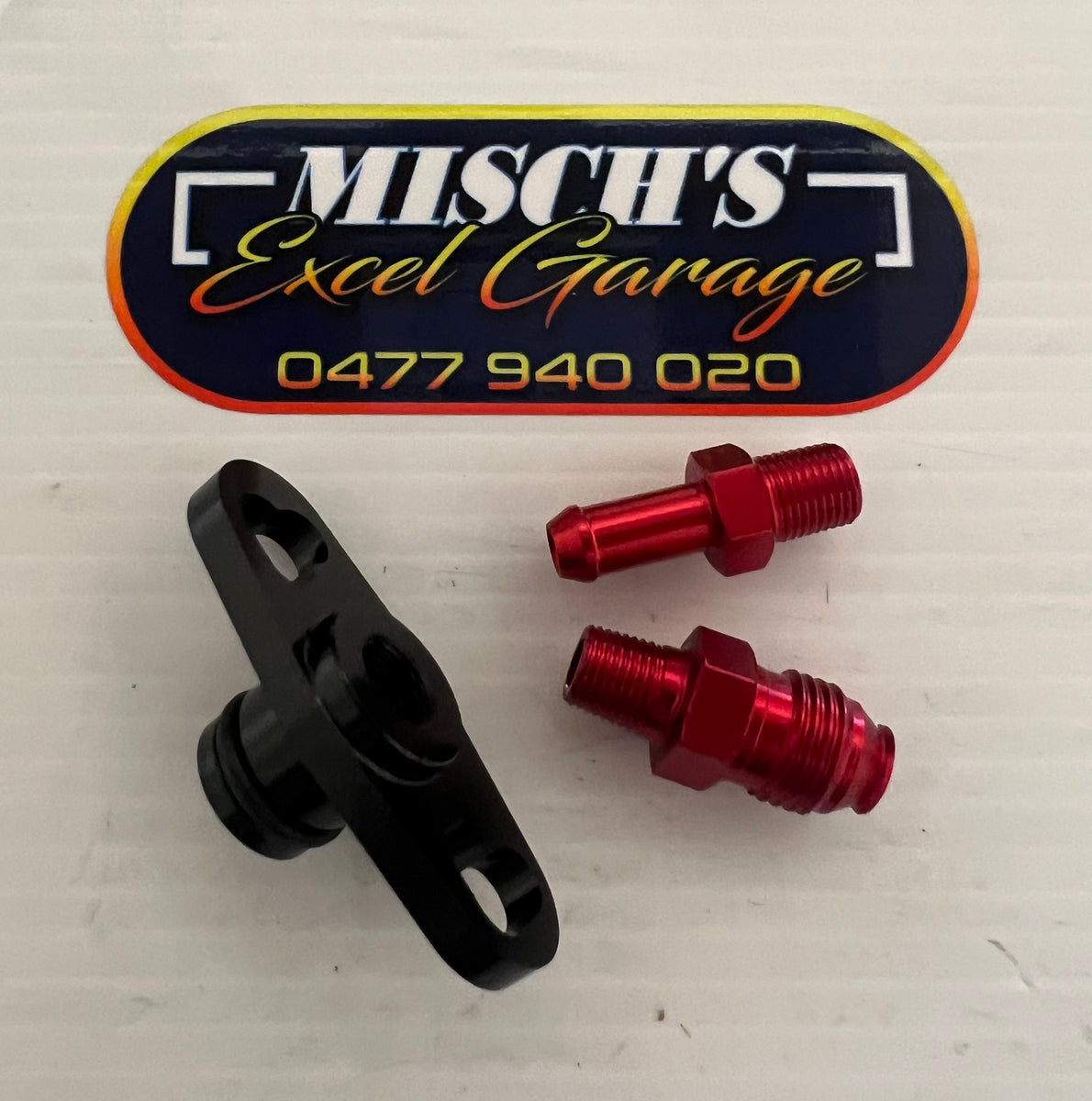 Fuel rail adaptor 15mm Misch's Excel Garage