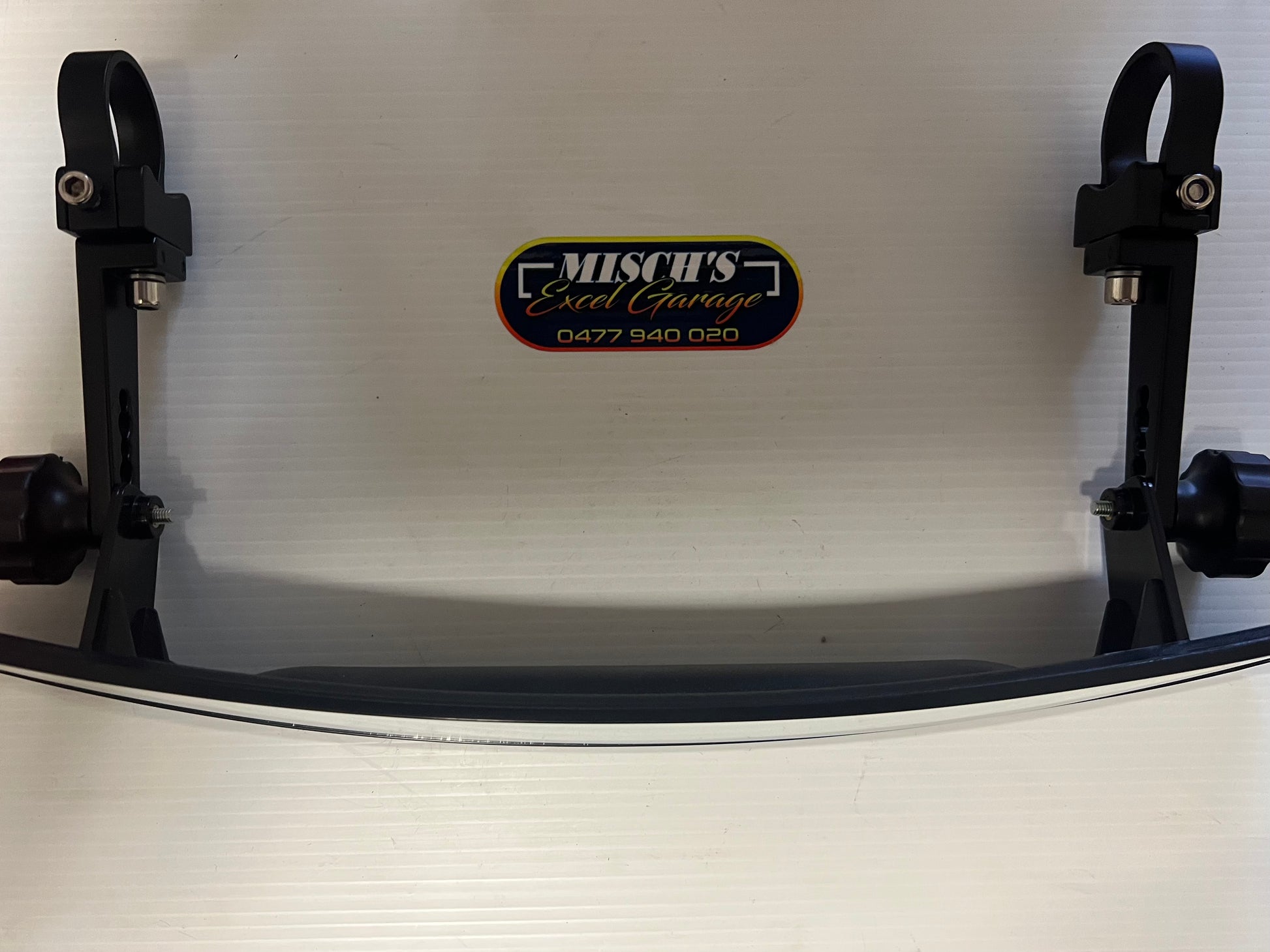 Wide View Rear-View Mirror with Adjustable Brackets - image 1