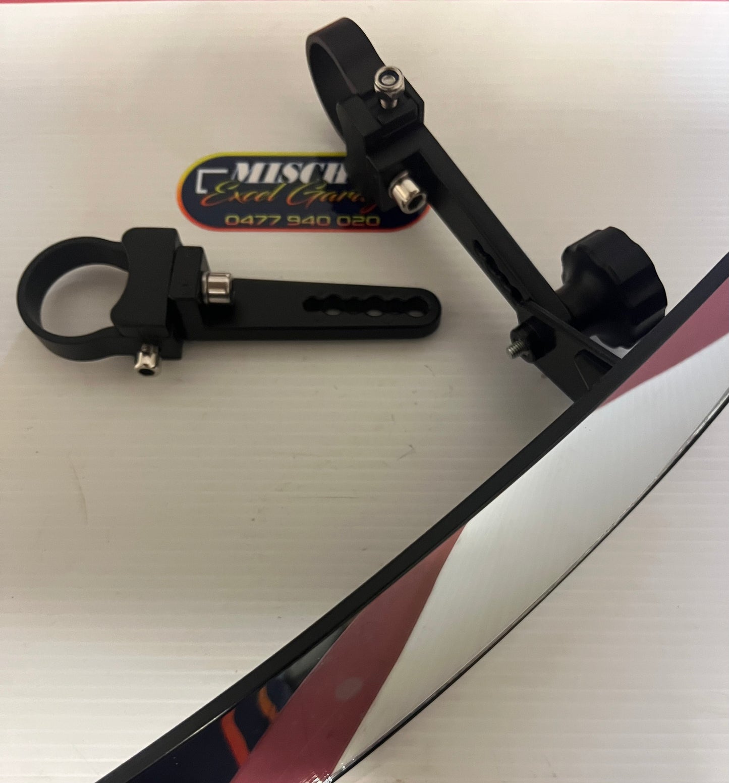 Wide View Rear-View Mirror with Adjustable Brackets - image 6