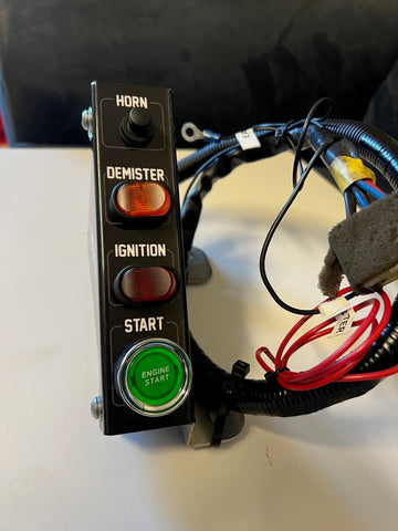 Ignition control switch panel