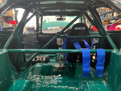 Hyundai Excel Full Weld-In Roll Cage - Excel Garage - image 12