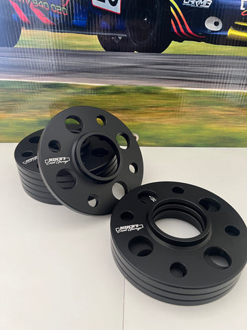 Pair of 10mm Machined Lip Wheel Spacers (4x114.3)