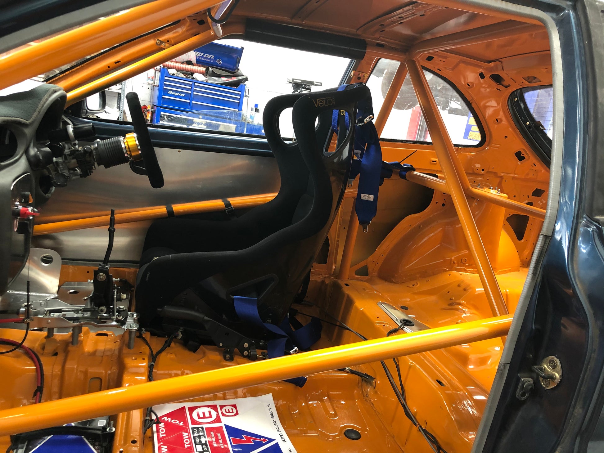 Hyundai Excel Full Weld-In Roll Cage - Excel Garage - image 8