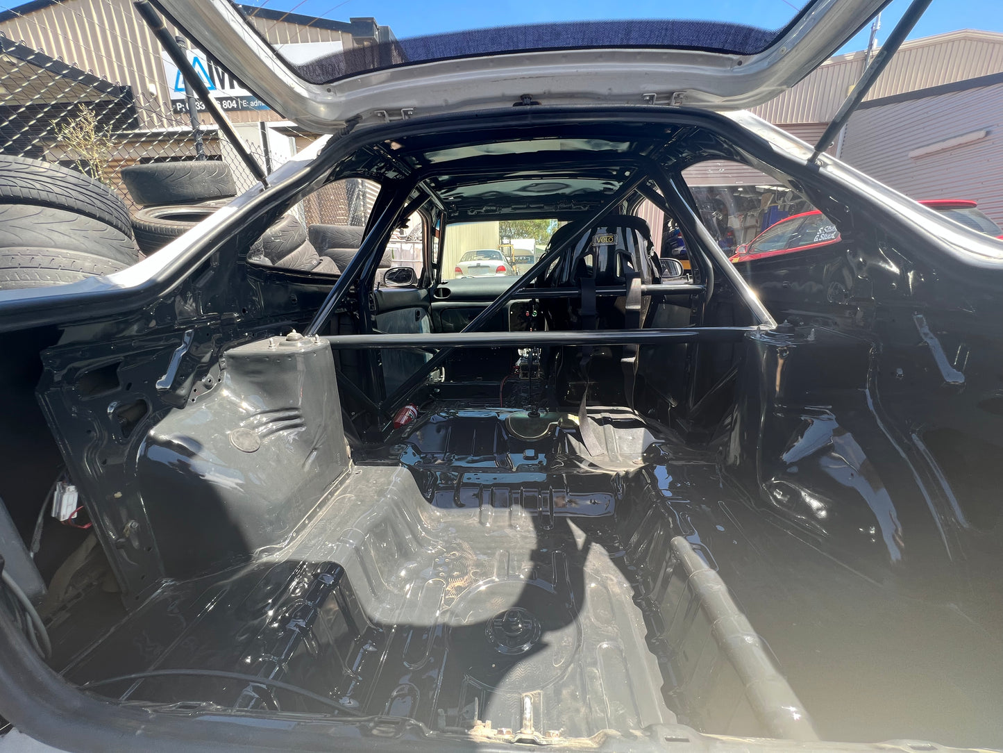 Hyundai Excel Full Weld-In Roll Cage - Excel Garage - image 9