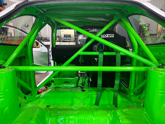 Hyundai Excel Full Weld-In Roll Cage - Excel Garage - image 2